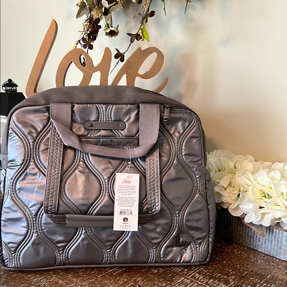 Lug Aviator Metallic Pearl Bag